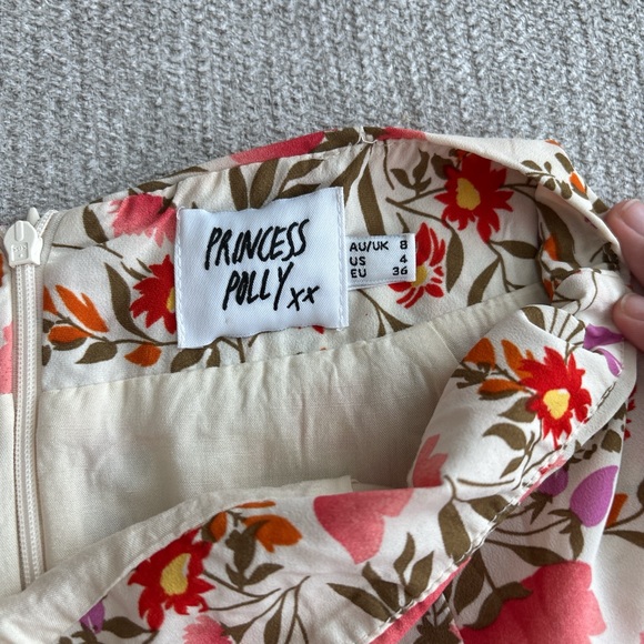 Princess Polly Pink Floral Mini Skirt - Picture 2 of 3